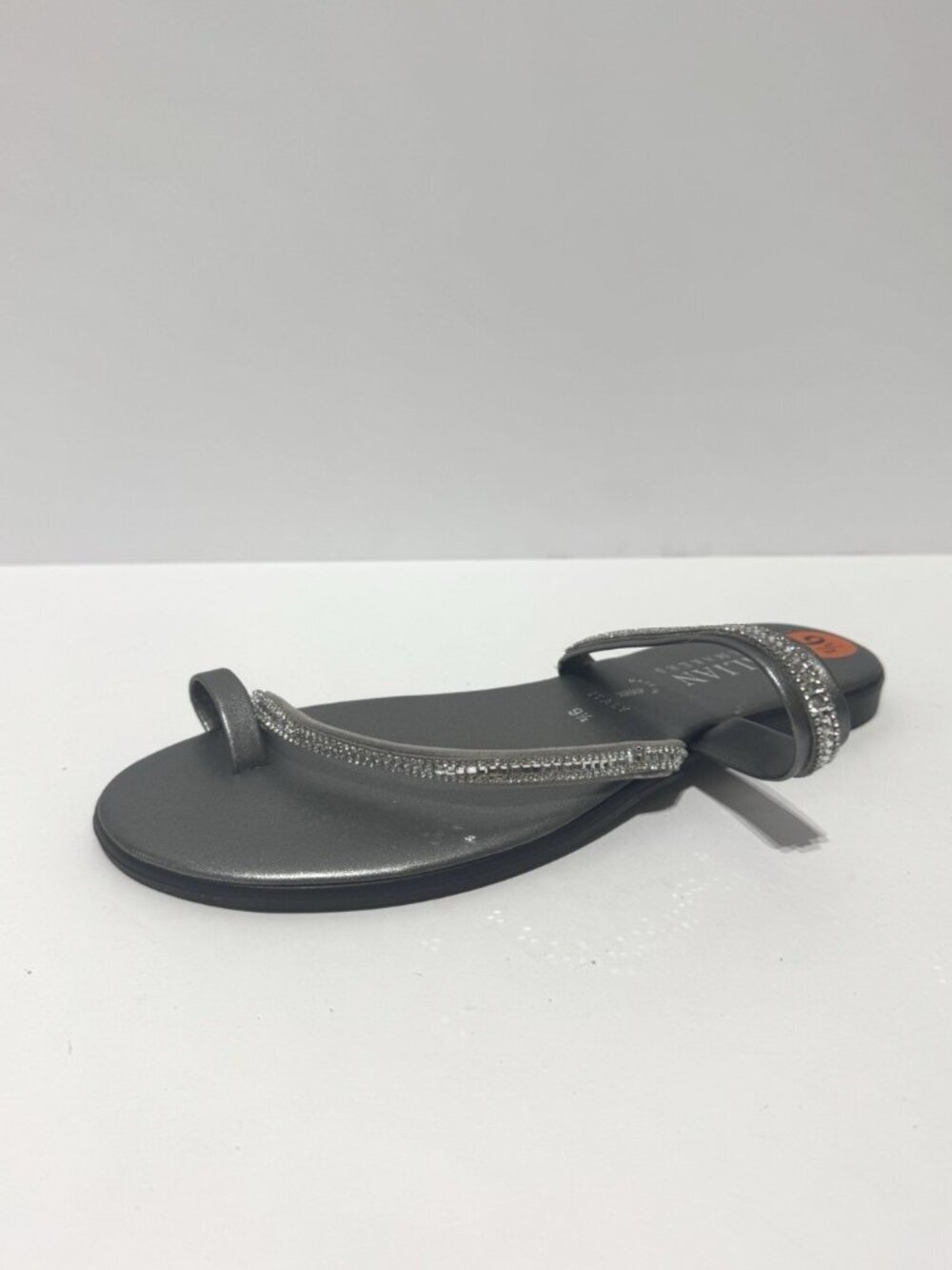 Italian Shoemakers Womens Gant Sandals Silver Size 9.5 M